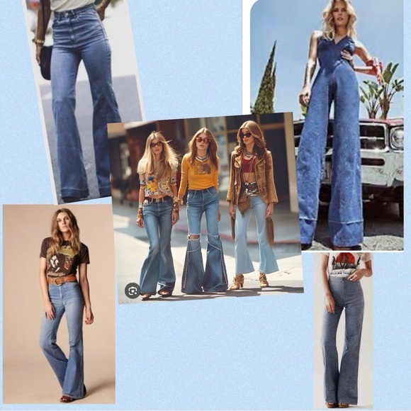 Landlubbers vintage wide leg Jeans light wash women’s size 26 - Picture 10 of 10